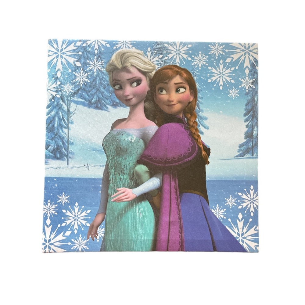 DISNEY Frozen Canvas Print By Artissimo Wall Decor 12”
